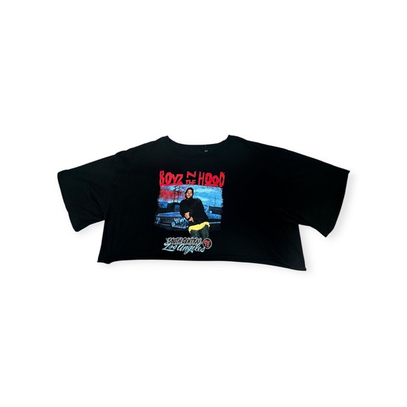 Boyz N The‎ Hood Crop Top Movie Graphic Tee XL - Picture 1 of 6
